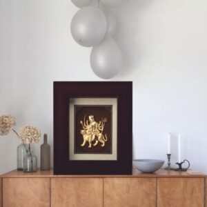 Mini Solid Durga Maa Frame