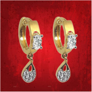 gold butti with aD