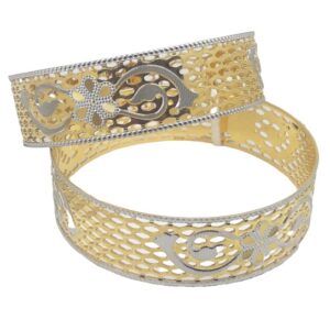 BANGLE WITH RHODIUM