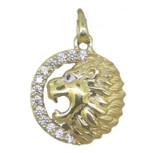 PANDANT WITH LION FACE