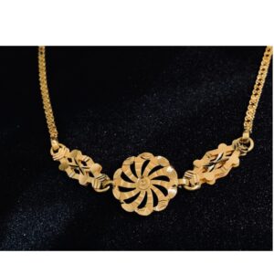 916 gold Hallmark Flower Design Bracelet