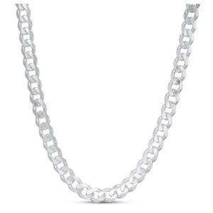 22kt white gold chunky chain jkc002