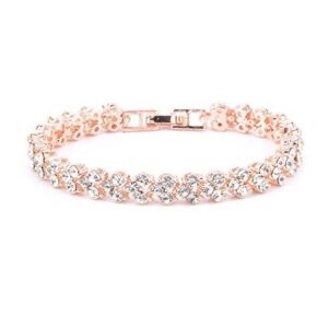 Diamond bracelet with 18kt gold for women jkb029