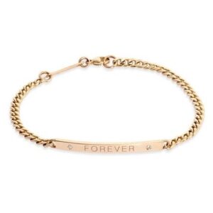 18kt rose gold forever chain bracelet for women jkb038