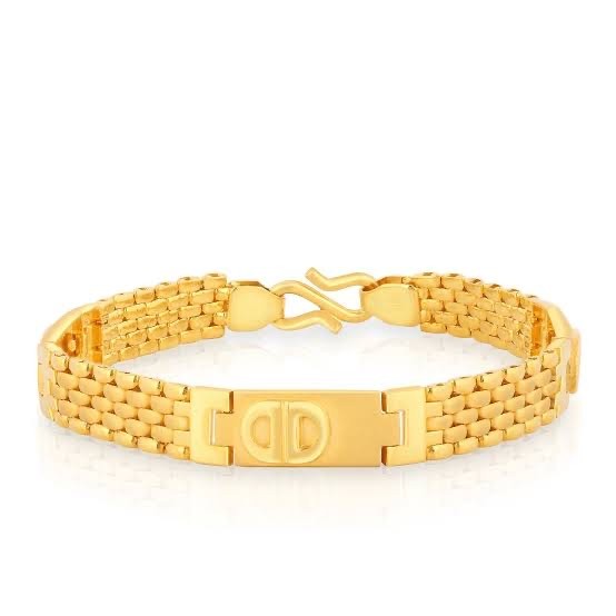 22kt Indian design yellow gold Bracelet for men jKB060