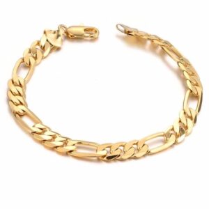 22kt indian Sachin pattern Yellow Gold Bracelet For Men JKB063