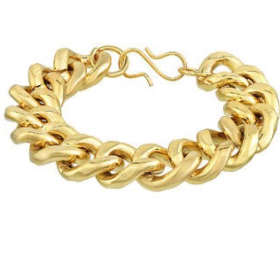 22kt heavy and strong Yellow Gold Bracelet For Men JKB067