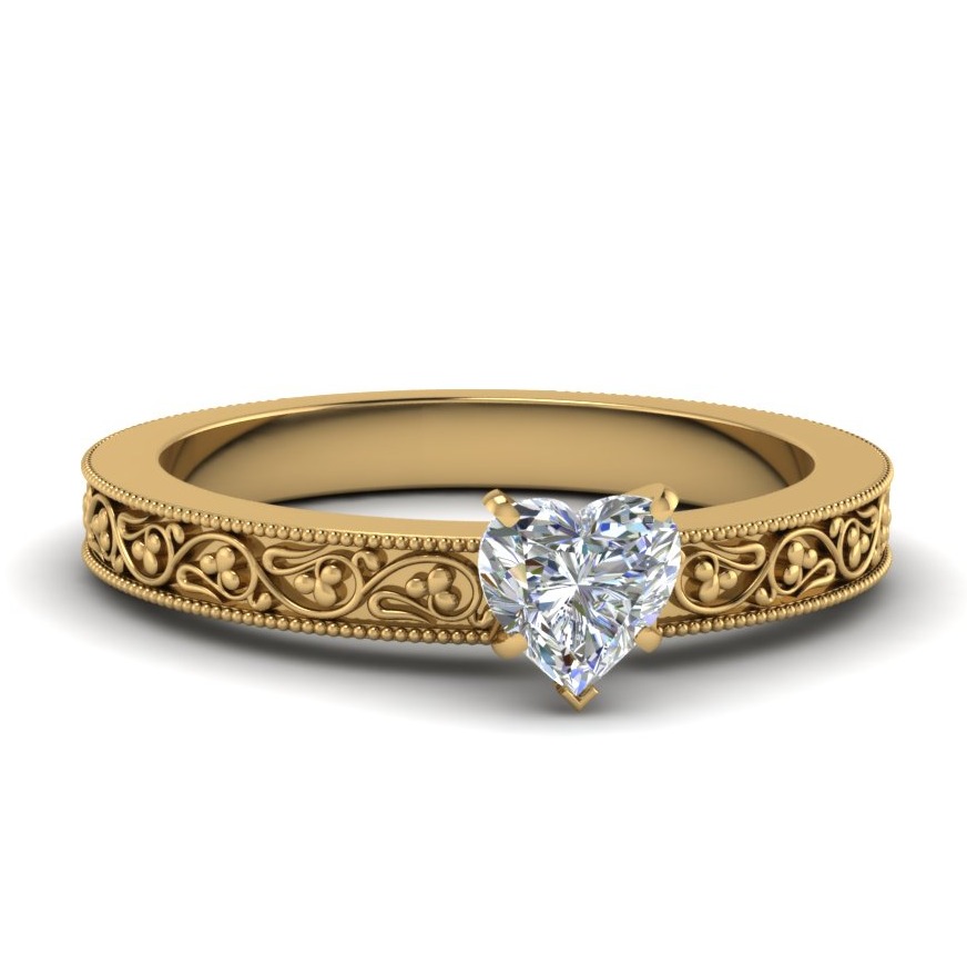 22kt gold detailed and diamond studded ring for women jkr010