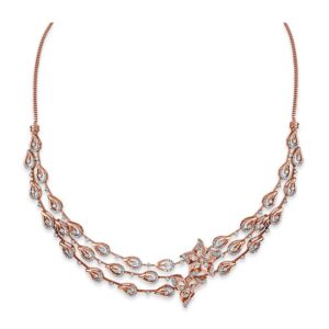 22kt Gold Ball Design Necklace JKN009