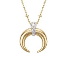 18kt, Rose gold horseshoe Like Design Pendant Jkp0159.