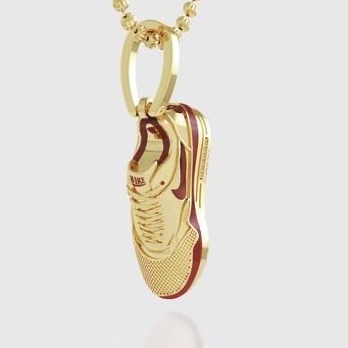 22kt, 916 Hm, Yellow Gold nike shoe Pendant Jkp168.