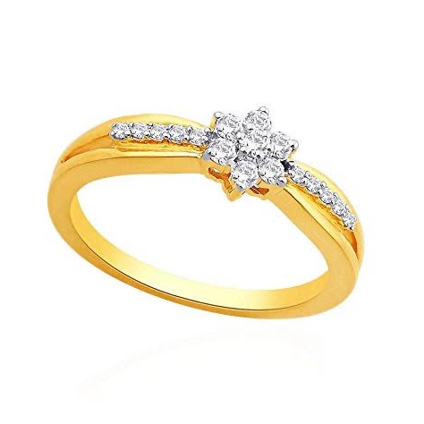 Yellow gold ring
