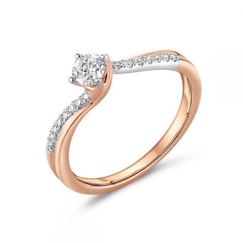 ROSE GOLD DIAMOND RING