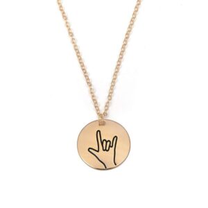 22kt yellow gold chain with yo pendant For Women Jkc018
