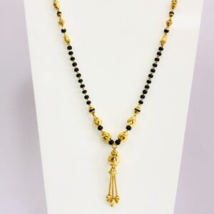 22kt, 916 hm, vertical pendant, gold mangalsutra JKM4530
