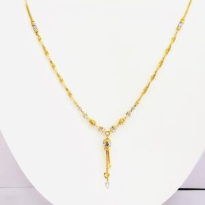 22kt, 916 Hm, hanging Pendant With earring and Chain JKC167