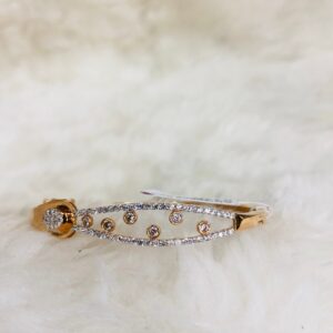 22kt, 916 Hall-Marked, Rose Gold Classic Edwardian Hand Band For Women NMJ