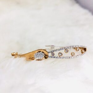 22kt, 916 Hall-Marked, Rose Gold Classic Edwardian Hand Band For Women NMJ