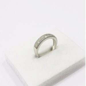 925 sterling silver and diamond bridal ring