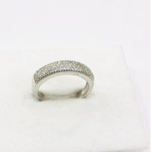925 sterling silver and diamond bridal ring