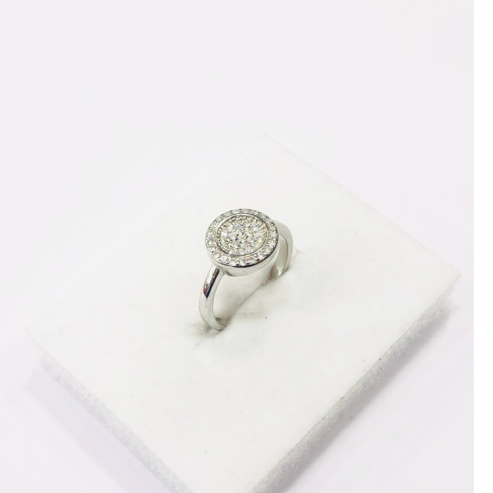 925 sterling silver round cut ring for women and girls