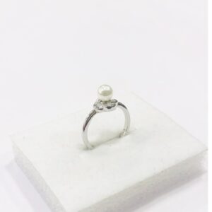925 sterling silver pearl ring for women