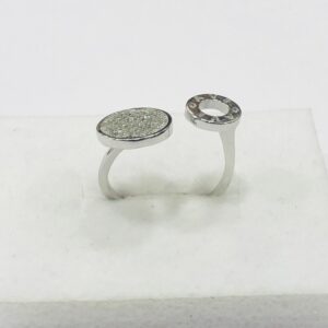 925 sterling sliver adjustable ring for women