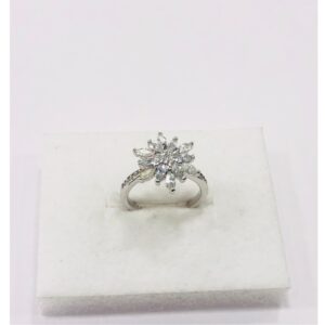 925 sterling silver flower Ring for women
