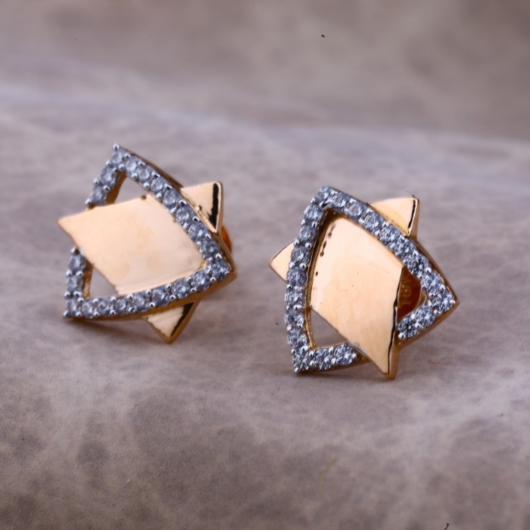 18KT Rose Gold Classic Earring