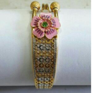 916 Ethnic Gold Ladies Bangles