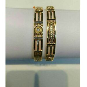 22KT Gold Stylish Ladies Bangles
