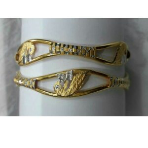 916 Stylish Gold Copper Bangles