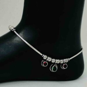 exclusive antique oxidised ladies payal