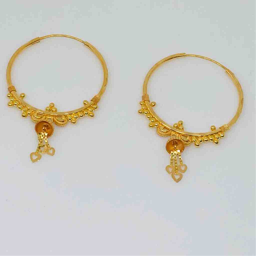 18kt exclusive fancy ladies kadi(earrings) - Image 3