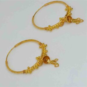 18kt exclusive fancy ladies kadi(earrings)