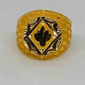 plain gold exclusive gents ring