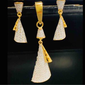 22kt 916 exclusive fancy pendant set