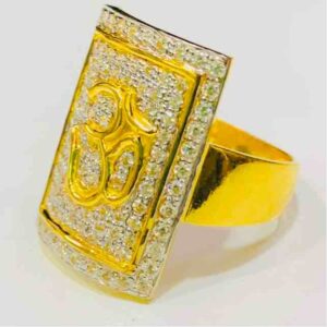 22kt 916 exclusive gents om design rings