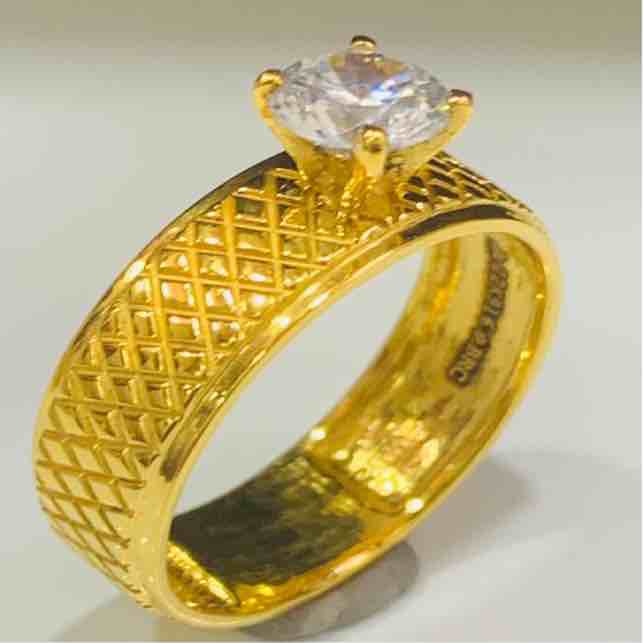 22kt 916 exclusive engagement ladies ring - Image 2