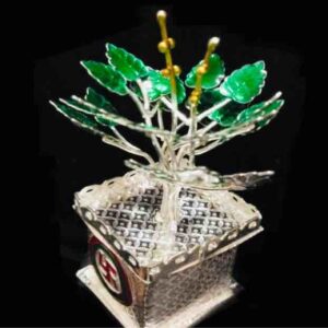 Silver Tulsi kyara For Pooja