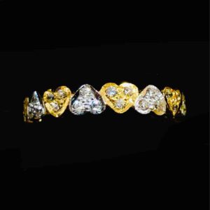 22KT Gold Attractive Heart Shape Ladies Ring