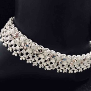 Fancy Silver Ajmeri Payal