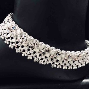 Fancy Silver Ajmeri Payal