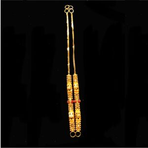 916 Gold Designer Earchain