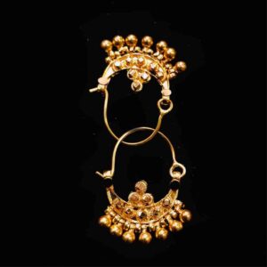 916 Gold Pink Stoned Fancy Nakhla