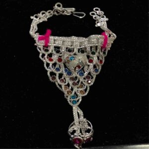 925 Sterling Silver Designer Anklet With Ring