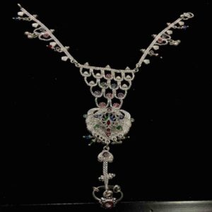 925 Sterling Silver Designer Anklet With Ring