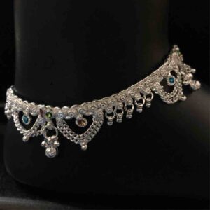 Fancy Silver Zulla Payal