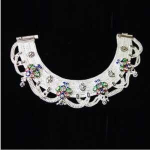 925 Sterling Silver Designer Broad Fancy Payal