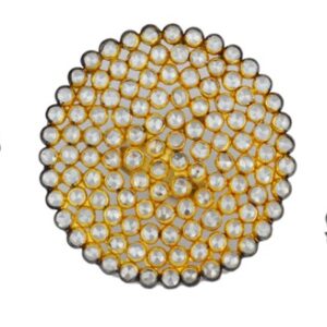 Silver Studded Cocktail Ring
